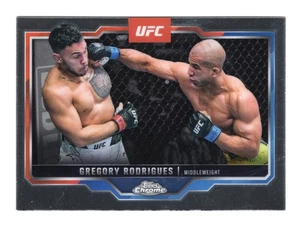 2025 Topps Chrome UFC - Gregory Rodrigues #20 Refractor - Picture 1 of 2