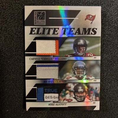 2006 Donruss Elite Teams M. Clayton Mike Alstott B. Williams Buccaneers #11/25 - Image 1 of 4