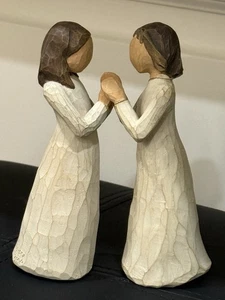 SISTERS BY HEART: WILLOW TREE by Demdaco, EUC, No Box, Free Ship - Picture 1 of 4