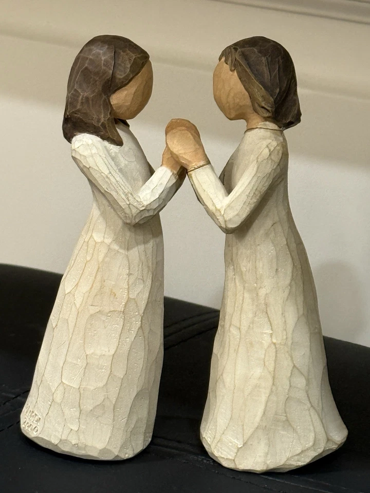 SISTERS BY HEART: WILLOW TREE by Demdaco, EUC, No Box, Free Ship - Image 1 of 4