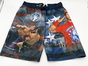 World Wrestling Entertainment WWE John Cena Board Shorts Swim Youth Size L 10/12 - Picture 1 of 7