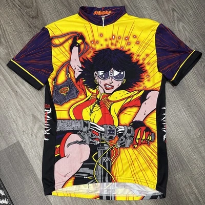 Primal Wear Winona Rider Cycling Jersey Women’s Large Purple Yellow Graphic Bike - Image 1 of 3