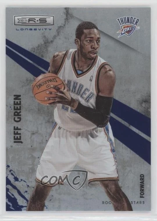 2010-11 Panini Rookies & Stars Longevity Sapphire /25 Jeff Green #79 - Image 1 of 2