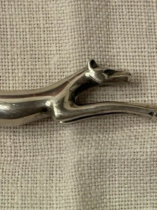 Tagliacarte in argento firmato Ottaviani. Levriero - Foto 1 di 6