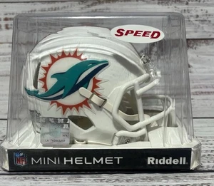 NEW Miami Dolphins Riddell Speed Mini Football Helmet - Picture 1 of 4