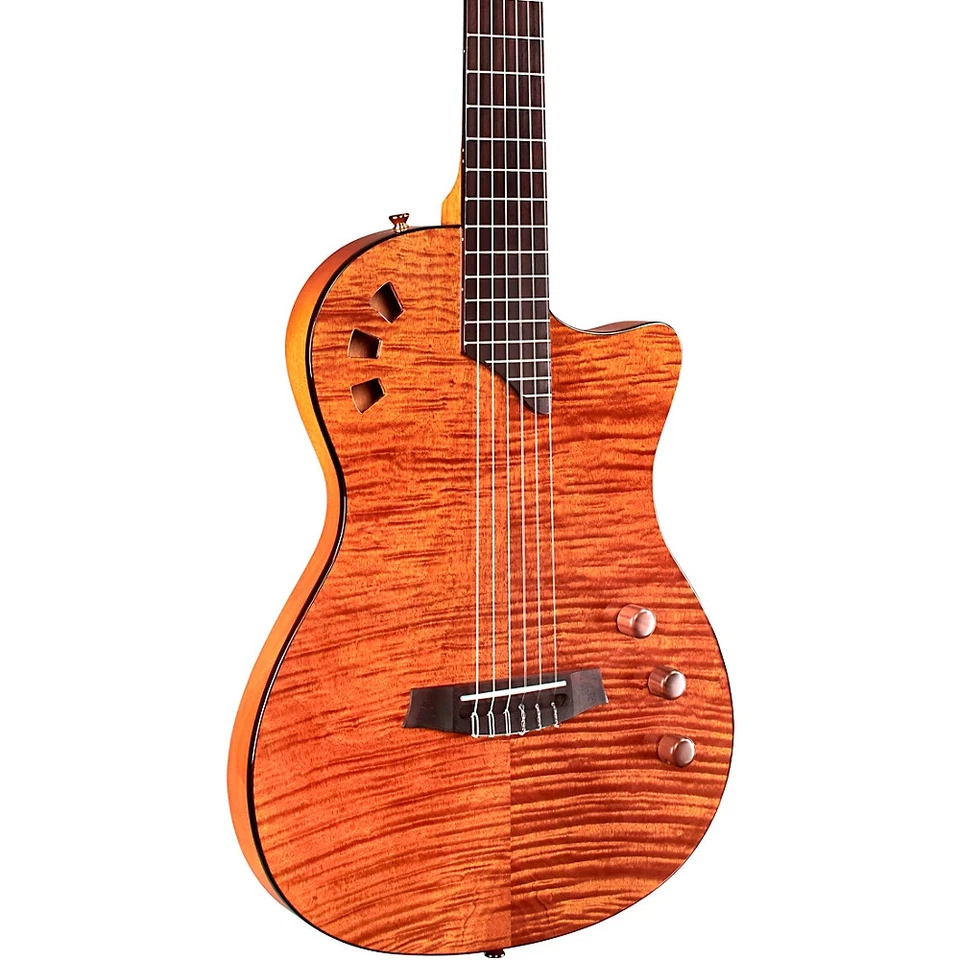 Cordoba Stage Nylon-String Electric Guitar Natural Amber - Image 1 of 4