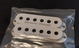 Seymour Duncan White Single Coil Strat Style Pickup Cover X2 (NEW UNUSED) - Picture 1 of 1