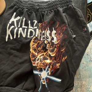 Skoot Apparel Shorts Handmedowns Black Graffiti StreetArt Size Large - Picture 1 of 5