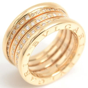 Auténtico anillo Bvlgari B Zero 1 diamante oro amarillo 18 K tamaño (US) 5,75-6 #00729 - Imagen 1 de 8