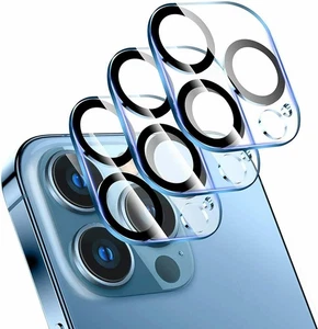 9H Kamera Linse für iPhone 16e, 15, 14, 13 Pro Max Schutz Hartglas Cover - Bild 1 von 12