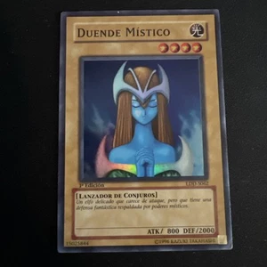 YUGIOH MYSTICAL ELF LDD-S062 1ST SUPER MP WEAR SPANISH - Picture 1 of 2