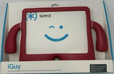 Speck iGuy Cover For ALL Apple iPad 9.7 In Kids RED Flexible Foam Case NEW - Image 1 of 2