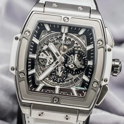 Hublot Spirit Of Big Bang 45 Titanium White Chronograph 601.NE.0172.LR.JPN17 - Image 1 of 4