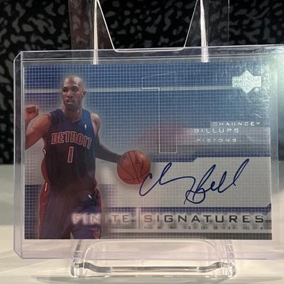 2003-04 Upper Deck Finite - Signatures Chauncey Billups #BI - Image 1 of 2