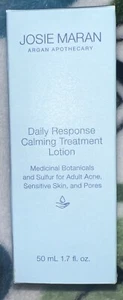 JOSIE MARAN Argan Apothecary Daily Response Calming Treatment Lotion 1.7 oz NIB - Picture 1 of 2