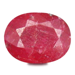 3.12 ct Unbelievable Oval Shape (9 x 7 mm) Red Sapphire Natural Gemstone - Picture 1 of 1