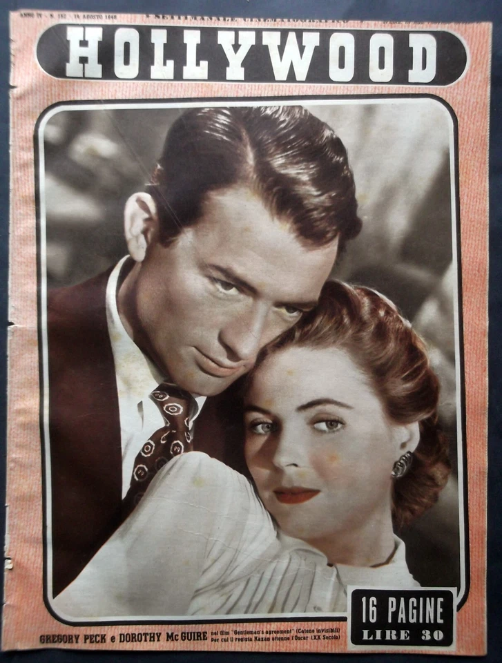 Hollywood settimanale cinematografico-1948#152-nastri d'argento Magnani-De Sica - Immagine 1 di 4