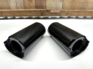 🔥Cubiertas de patas de horquilla cencerros genuinas Harley 2014-20 Touring OEM NEGRO BRILLANTE🔥 - Imagen 1 de 10