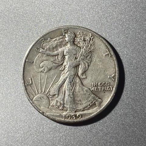 Walking Liberty Half Dollar 90% Silver Random Date Very Good to Fine Cover