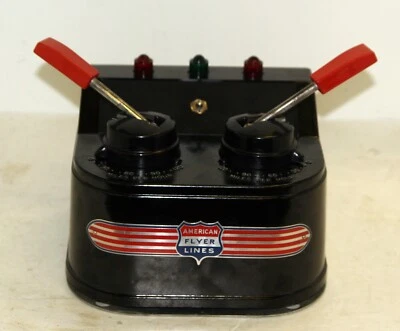 AMERICAN FLYER #18B 175 WATT  DOUBLE TRANSFORMER SERVICED,  TESTED,  NEW ROLLERS - Image 1 of 3