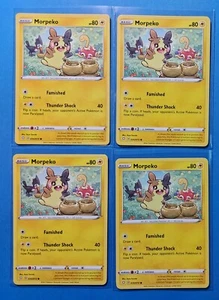 4x Morpeko 035/072 Pokemon card Shining Fates common NM - Picture 1 of 1