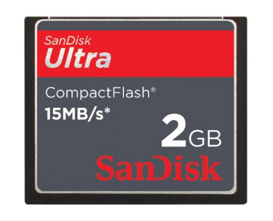 SanDisk Ultra CompactFlash 2 GB Memory Card 15MB/s (SDCFH-002G-U46) - Image 1 of 1
