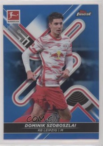 2021-22 Topps Finest Bundesliga Blue Refractor /150 Dominik Szoboszlai #94