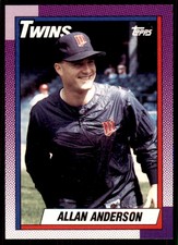 1990 Topps Allan Anderson Baseball Cards #71