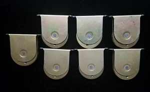 Vintage Set 7 Messing Räder Riemenscheiben 1-5/8" - Bild 1 von 12