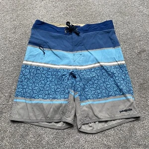 Patagonia Shorts 32 Multicolor Wavefarer Board Swim Trunks Unlined 9 In Mens - Picture 1 of 9