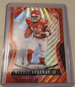 Mecole Hardman Jr 2019 Panini Prizm Rookie RC Red Wave #ed /149 #345 Color Match