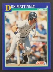 Tarjeta de béisbol Don Mattingly 1991 Score #23 (nuevo) - Imagen 1 de 2