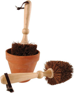 Esschert Design TG114 Flower Pot Bristle Brush - 5"