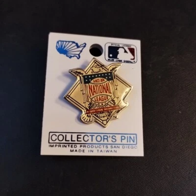 Vintage Pin 1991 National League 90s Lapel Hat Cap Button Mlb Imprinted Products - Image 1 of 3