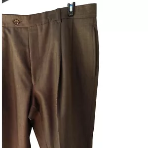 Sehr schöne 36W Jos A. Bank Herren Anzughose Bundfalten braun Hose Büro - Bild 1 von 7