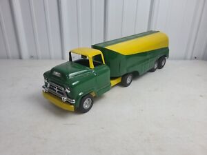 Vintage Buddy L Toy Semi Truck And Tanker Trailer