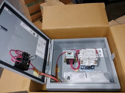 Siemens CLM1C02120 30A 2P Lighting & Heating Contactor Type 1 Enclosure-CD357 - Image 1 of 4