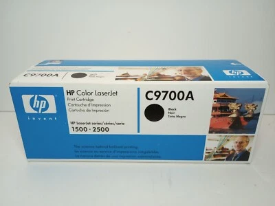 Cartucho de tóner negro HP C9700A LaserJet 1500 2500 nuevo sellado Foto 1 de 4