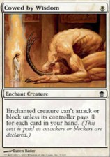 COWED BY WISDOM X4 4 4X Saviors of Kamigawa MTG Magic Cards DJMagic