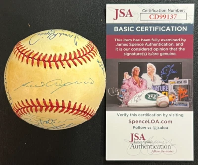 (11) Orioles Legends SIGNED Baseball JSA Frank/Brooks Robinson, Aparico, Weaver! - Image 1 of 4