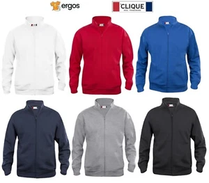 CLIQUE Felpa BASIC CARDIGAN Garzata Zip Intera Sport con Tasche da Bambino - Imagen 1 de 28