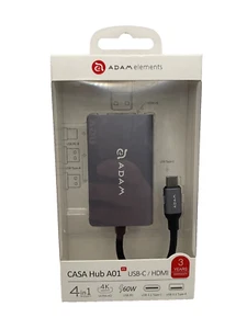 CASA Hub A01m USB 3.1 Type-C Classic 4-in-1 Multi-Function Hub 4710343472834 - Picture 1 of 3