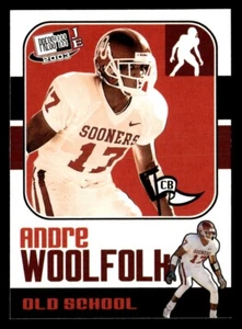 Andre Woolfolk 2003 Press Pass JE Old School Rookie Card Oklahoma Sooners - Picture 1 of 2