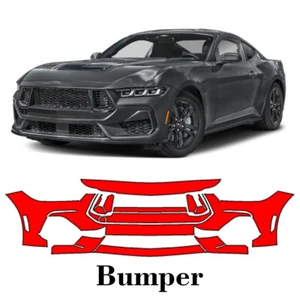 Front bumper PreCut PPF Paint Protection Film For Ford Mustang GT 2024-2025 - Picture 1 of 7