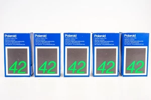 Polaroid INSTANT Roll Film Type 42 B&W 3 1/4 x 4 1/4'' Exp 1988 5 CAJAS ¡FUNCIONA! - Imagen 1 de 11