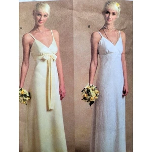 McCall's M5383 Laura Ashley Wedding Dress Sewing Pattern Sz 6-14 Empire Waist - Picture 1 of 8