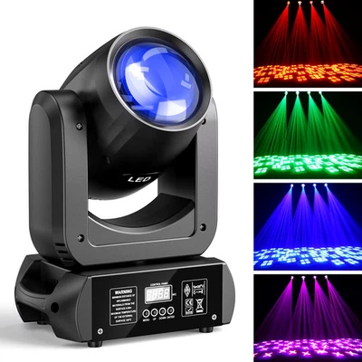150W Moving Head LED DMX512 Spot Beam RGBW Wash GOBO 18 Prism Dj Disco Stadium - Image 1 of 4