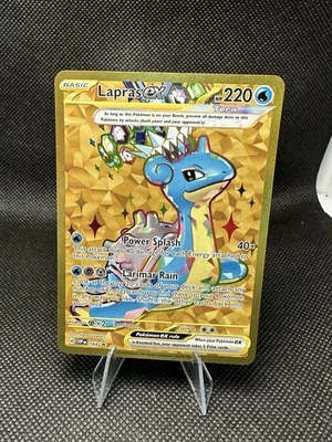 Lapras ex 164 Sv: Scarlet & Violet Black Star Promo Cards Holo NM - Image 1 of 4