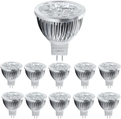 MR16/GU5.3 12V 4W LED Bulbs 40W Halogen Bulb Equivalent Spotlight Bulb for Lands - Image 1 of 4