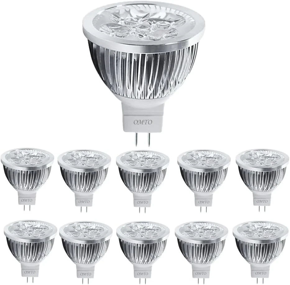 MR16/GU5.3 12V 4W LED Bulbs 40W Halogen Bulb Equivalent Spotlight Bulb for Lands - Image 1 of 4